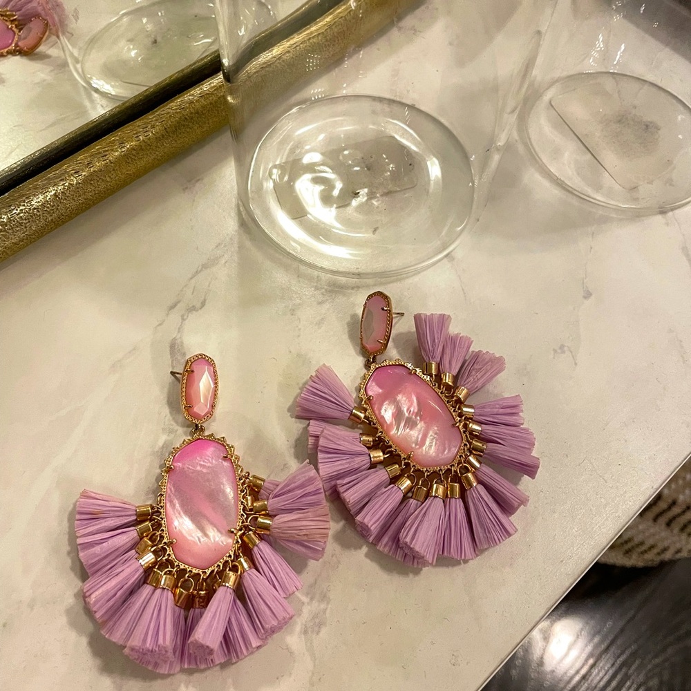 Kendra Scott Tassel Lilac Earrings